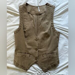 YFB Stylish Dark Beige Vest